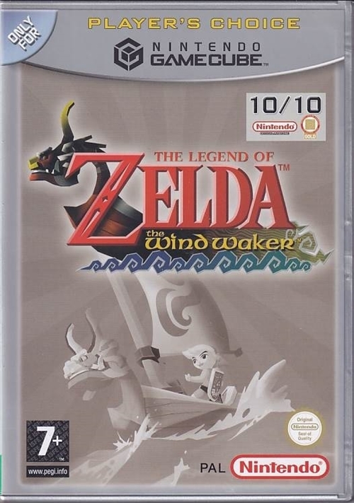 The Legend of Zelda The Wind Waker - Nintendo GameCube spil (B Grade) (Genbrug)